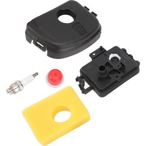 595660 595663 Kit de couvercle de filtre à air avec poire d'amorçage, filtre en mousse et bougie d'allumage pour moteur 450E 500E 550E (1/5)