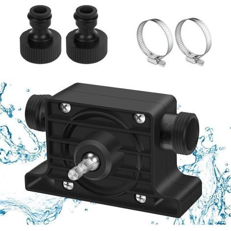 Pompe de Vidange Portable pour Perceuse Électrique Haute Performance Eau et Huile Jardin Piscine Mini Fontaine - (1/5)