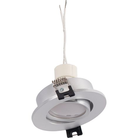 Lotto x 10 - Anello orientabile per downlight + Lampadina GU10