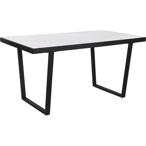 Mesa Comedor Metal Piedra Sinterizada 150X80X75 (1/5)
