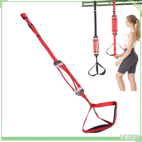 Bande de traction - FAFEICY - 120lb - Latex hautement élastique - Manchon anti-casse - Rouge (1/5)