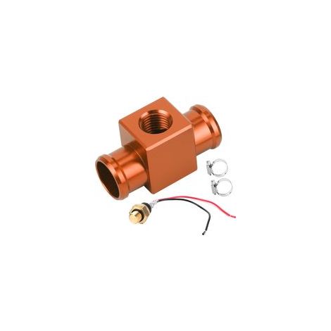 Termostato de temperatura del refrigerante – Interruptor del radiador de motocicleta/ATV – Naranja, 1 unidad