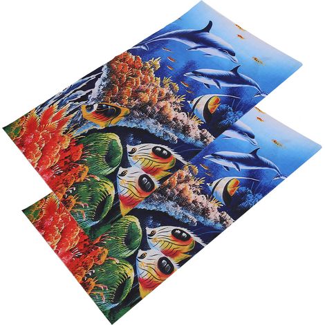 2pcs Écharpe solaire extensible motif poisson, bandeau extérieur anti-UV protection visage 10 (1/5)
