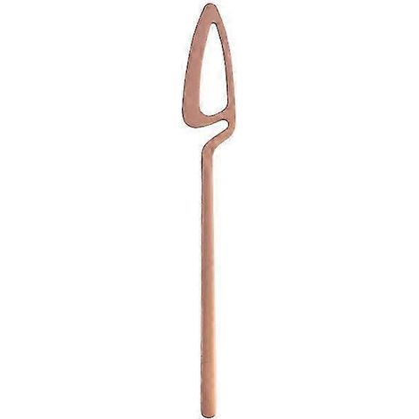 Cuillères à dessert et à café en acier inoxydable, durables et élégantes, or rose GNSRose (1/4)