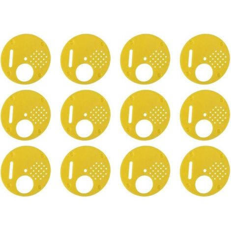 Lot de 12 portes d'entrée en plastique pour ruches et ruches d'abeilles- (1/4)