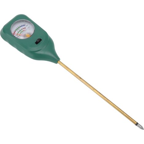 3-in-1-Bodenmessgerät: Tragbarer Feuchtigkeitssensor mit Bodenhygrometersonde für Garten und Gewächshaus (1/5)