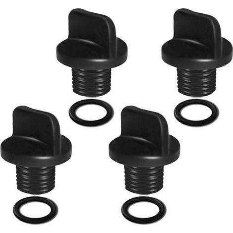 4pcs R0446000 Pool Pump Drain Plug with O-Ring for Filter Series Pump, Booster Series Pump and Water Purification System (1/5)