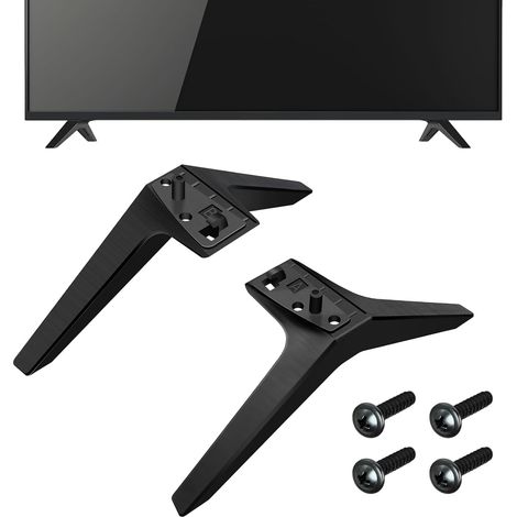 Pieds de Piédestal de Base TV, Pied TV Universel, Pied de Support TV Universel, Pied TV Universel pour Téléviseur, Support Universel pour téléviseur (49 59 55 Pouces) (1/5)