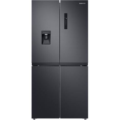 Samsung – Réfrigérateur américain 83.3cm 488l noir mat – Froid ventilé – 4 portes – Classe énergétique E – 41 dB – Technologie No Frost