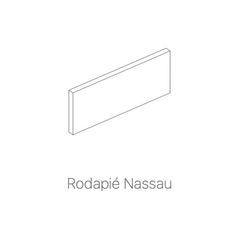 NASSAU BLANCO Plinthe 9,4 X 20 CM (1/2)