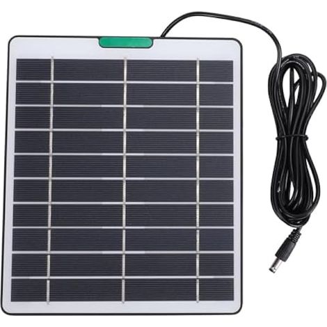 Kit panneau solaire 5W 5V DC5521 pour caméra de sécurité extérieure (1/3)
