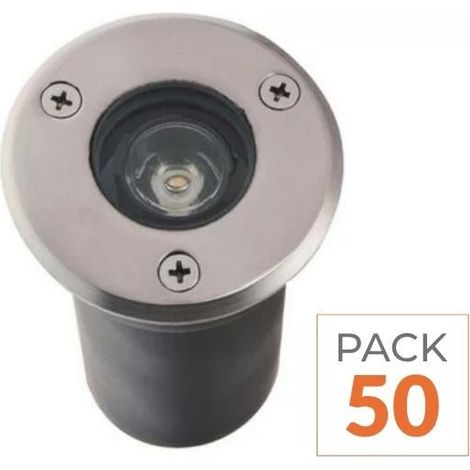 Spot Extérieur Encastrable LED IP65 220V Sol 3W 45° (Pack de 50)