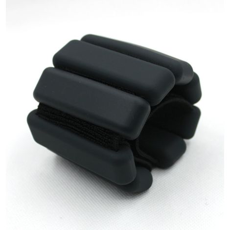 Ensemble de poids pour les poignets (2 pièces), unisex, adapté aux bras et aux jambes, poids réglable pour les poignets et les jambes, idéal pour la marche, le yoga, la natation et la gymnastique, 2 l