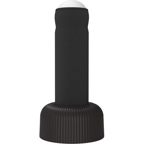 Longziming - Lampe de nuit à cordon - Lampe de table LED - Veilleuse - Lumière chaude - Rechargeable par USB - Matériau ABS - Design ludique et éclairage d'ambiance - 1 pièce - Noir (1/5)
