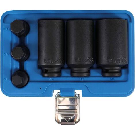 Jeu de Douilles Spéciales pour Arbres d'Entrée - 6 pcs - Acier Résistant - Utilisation Professionnelle - D-Work