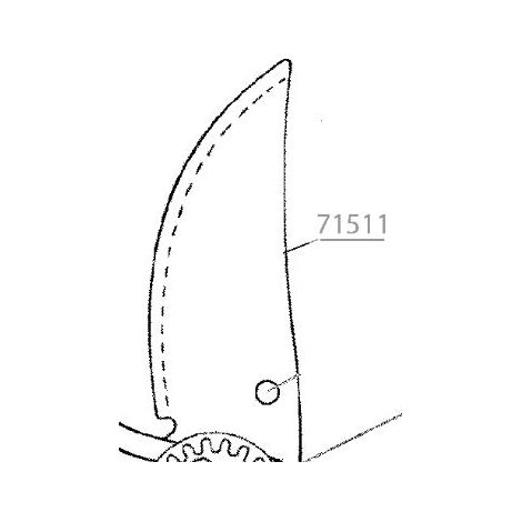 Lame pour sécateur OGAN / OGAT Outils Wolf - 71511 (1/2)