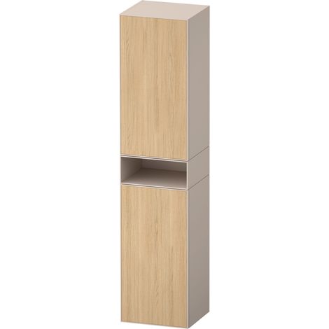 Armario alto Duravit Zencha, 400x360x1760 mm, 2 puertas, tope (1/2)