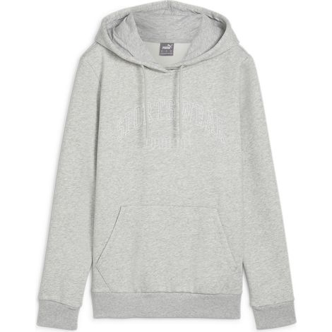 Puma ESS+ LOGO LAB FL Damen-Hoodie, grau, 68298704, Größe M