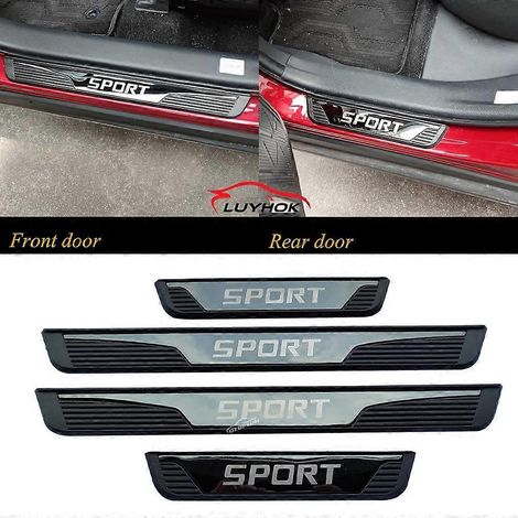 Accessoires auto pour Skoda Fabia : protection de seuil de porte, plaque de protection anti-éraflures 2015-2024, pièces automobiles ( ) (1/5)