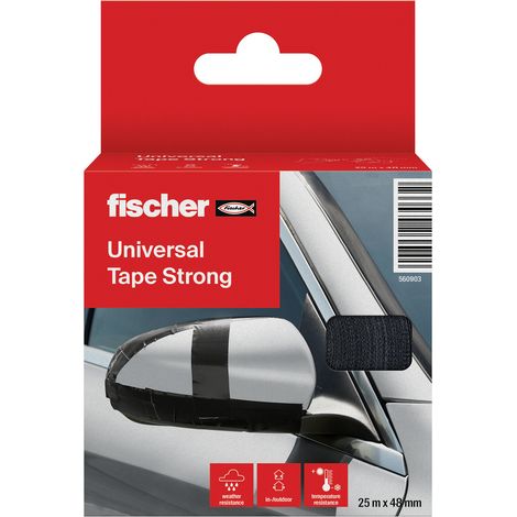 Fischer GOW 560903 Ruban adhésif toilé noir (L x l) 25 m x 48 mm 1 pc(s) (1/5)