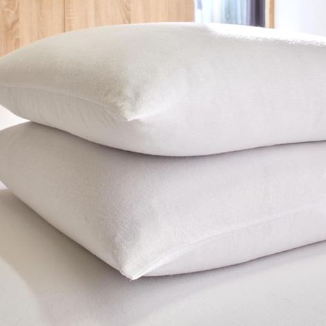Linge de lit - Pillow Protector 50 x 70 cm Fleece 100% Cotton - Pillow Cover (1/5)