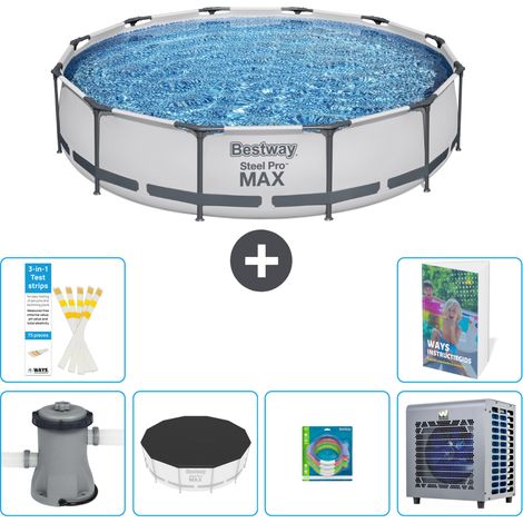 Bestway Piscina Bestway Steel Pro MAX Redonda - 366x76 cm - 7-piezas S338 (1/5)