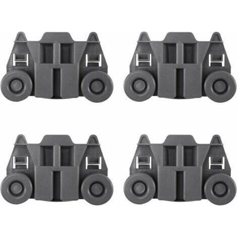 Dishwasher Parts - Compatible with Whirlpool and Kenmore Dishwashers WPW10195417 WPW10195417VP AP6016764 PS11750057 - Replacement Dishwasher Roller - Pack of 4 (1/5)