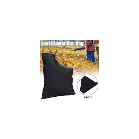 Lawn Shredder Strong Polyester Leaf Blower with Zipper Black (1/5)