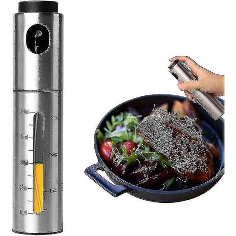 Spray d'huile d'olive en acier inoxydable avec graduation pour la cuisine et le barbecue (1/5)