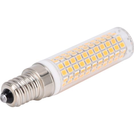 Ampoule LED E14 type « maïs » 1500 lm, 136 LED, dimmable, pour lustre, plafonnier ou applique murale, 110 V, 10 W, blanc chaud (1/5)