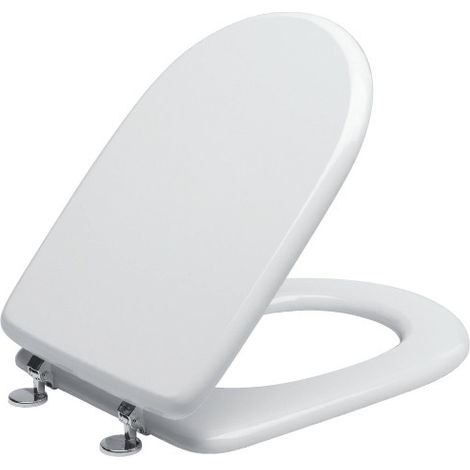Copriwater in MDF ovale serie Ybò chiusura standard SANIPLAST (1/3)