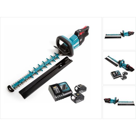 Makita DUH 502 RG Akku Heckenschere 18V 50cm + 2x Akku 6,0 Ah + Ladegerät