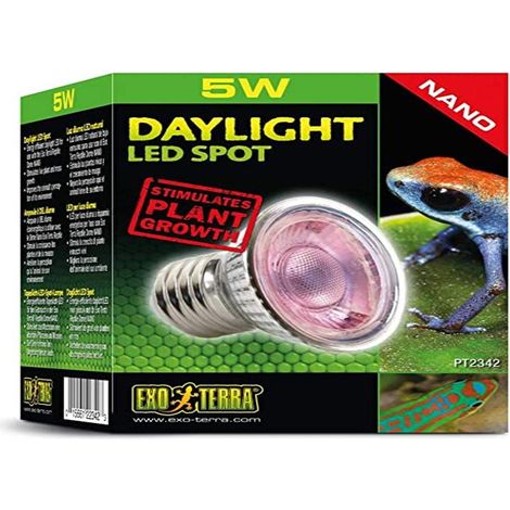 Daylight NANO Spot LED lumière du jour Reptile Dome Nano 5 W Culot E27 Argenté (1/4)