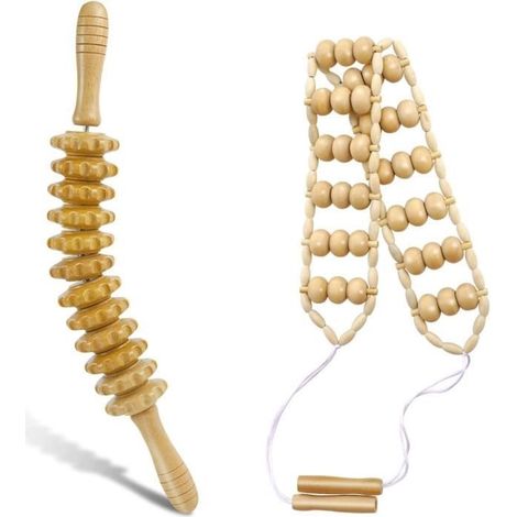 Rouleaux de massage - Appareil de massage anti-cellulite - Appareil de massage du dos - Drainage lymphatique du corps (1/4)