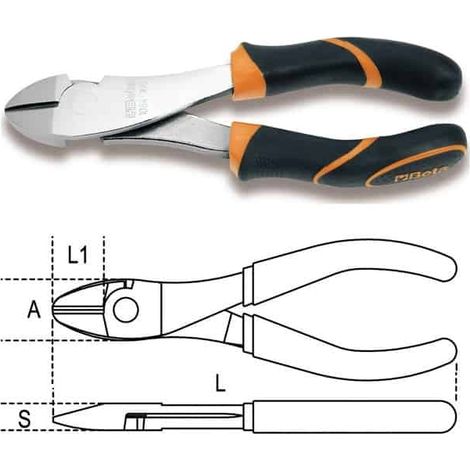 BETA Pince coupante diagonale - 1084BM - 160 mm