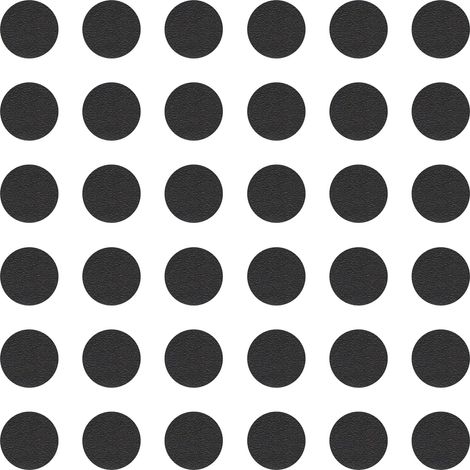 36x Cache vis adhésif autocollant diamètre 25mm protection bouchon trou obturateur meuble table chaise maison, Basalte