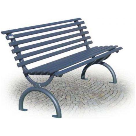 Panchina Tubolare Ovale 150 x 57 x H 81 cm