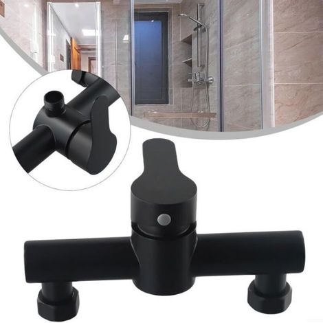 Robinet Douche Baignoire - Inox 304 Brossé - Température Constante - Montage Mural 2 Trous - 1 Pièce (1/5)