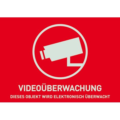 AUTOCOLLANT SURVEILLANCE VIDÉO ABUS AU1320 (1/4)