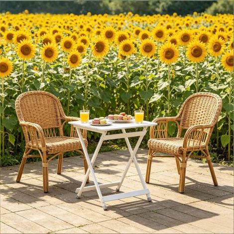 Tavolo da mercato, tavolo da picnic pieghevole, tavolo da campeggio portatile, tavolo da giardino con piedini antiscivolo, in loco (1/5)