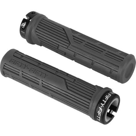 MTB Griffe Lock-On, weich & bequem, rutschfest, für Mountainbikes, Grau (1/5)