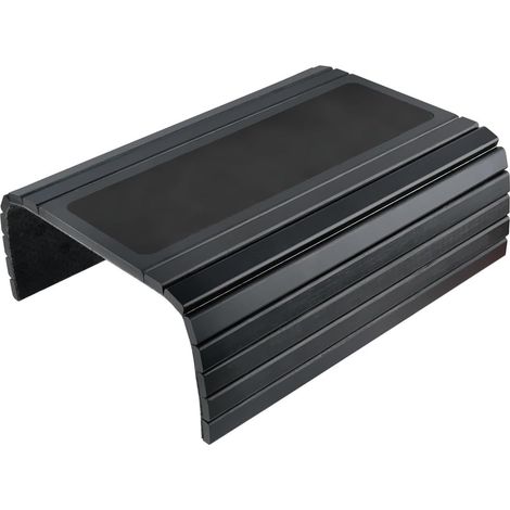 Plateau accoudoir canapé - 1 unité - Bois de pin noir - Antidérapant et flexible - Pour salon et bureau - 34,5 x 43,5 cm (1/5)