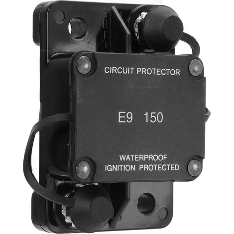 Disjoncteur 32V 150A à réarmement automatique, protection de circuit pour batterie de bateau, camping-car et camion. (1/5)