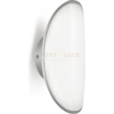 GES121- APPLIQUE GRIGIO METALLIZZATO LED 4000K 1200LM 13W IP65 IN ALLUMINIO