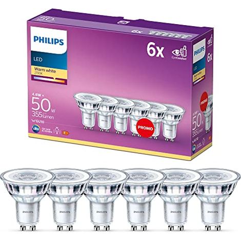 LED PHILIPS CLASSIC FARETTO VETRO 2700K, 6 PZ (1/4)