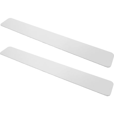 Bandes métalliques Tofficu avec dos adhésif, 2 pièces, argentées, (1/5)