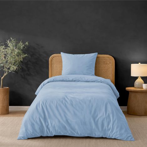 Housse de Couette 140x200 + 1 Taie Oreiller 65x65cm (1/5)