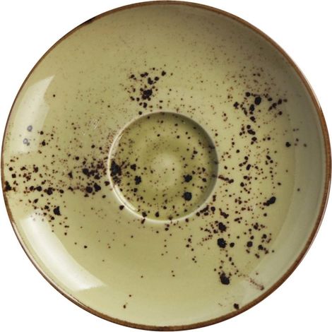 Soucoupe à espresso Olive - 115 mm - Finedine (1/5)