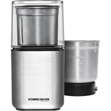 Rommelsbacher EGK 200 Macinacaffè in acciaio inox (1/2)