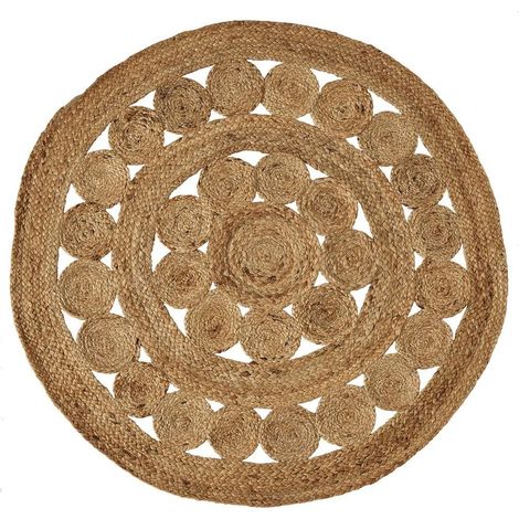 Tapis en Jute 120 x 120 cm (1/3)
